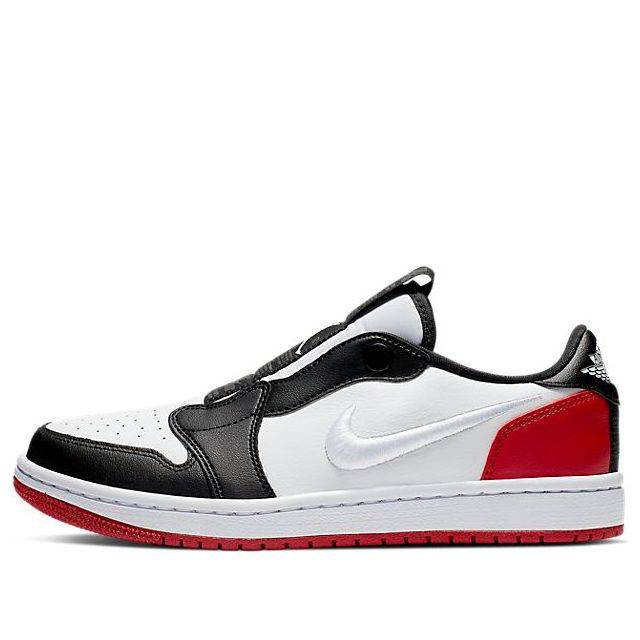 (WMNS) Air Jordan 1 Low Slip 'Black Toe'  AV3918-102 Vintage Sportswear